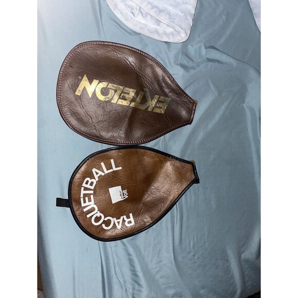 Lot Of 2 Vintage Racquetball Covers (Ektelon And Voit By AMF) - Picture 1 of 4